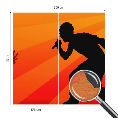 Fotobehang voor de woonkamer Ritmische scène