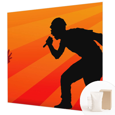 Fotobehang voor de woonkamer Ritmische scène