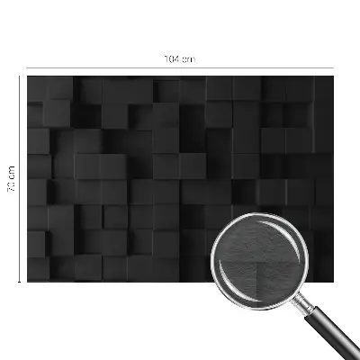 Modern fotobehang met driedimensionale kubussen als patroon
