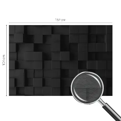 Modern fotobehang met driedimensionale kubussen als patroon