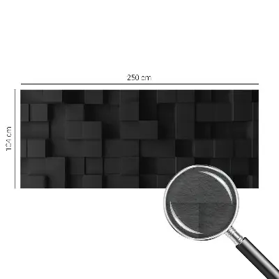 Modern fotobehang met driedimensionale kubussen als patroon