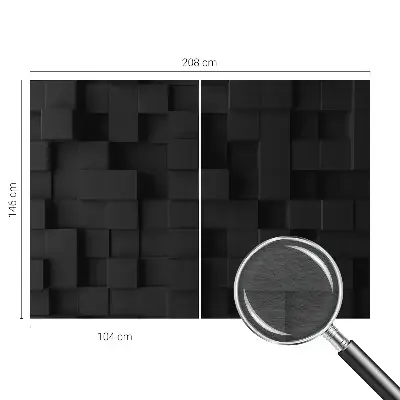 Modern fotobehang met driedimensionale kubussen als patroon