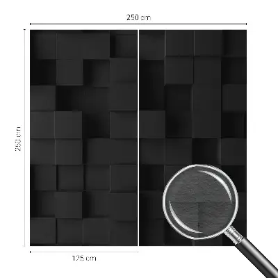 Modern fotobehang met driedimensionale kubussen als patroon