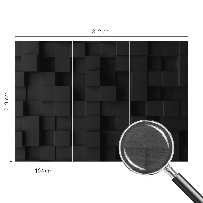 Modern fotobehang Driedimensionale kubussen