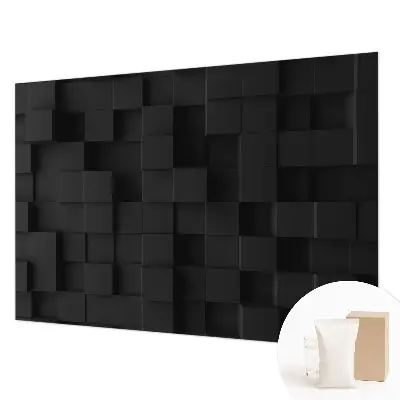 Modern fotobehang met driedimensionale kubussen als patroon