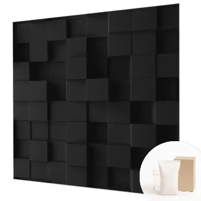 Modern fotobehang met driedimensionale kubussen als patroon