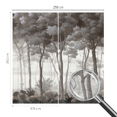 Kwalitatief fotobehang Bosmagie