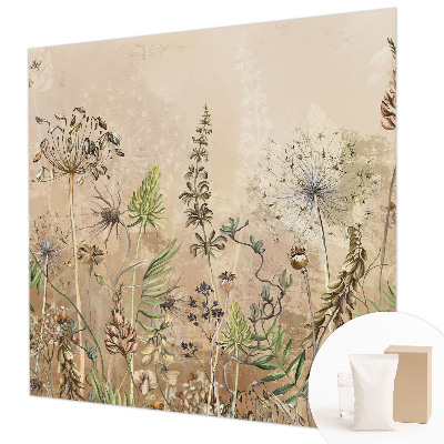Vliesbehang fotobehang Rustieke bloemen
