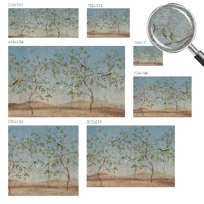 Fotobehang vlies Vogels in de bomen