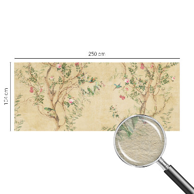 Vlies fotobehang Bloemaccenten