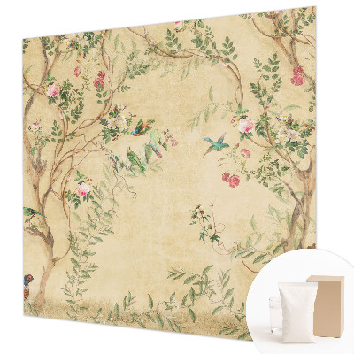 Vlies fotobehang Bloemaccenten