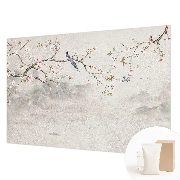 Fotobehang vliesbehang met een oosters landschap