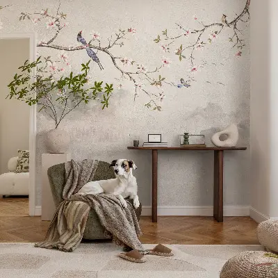 Fotobehang vliesbehang met een oosters landschap