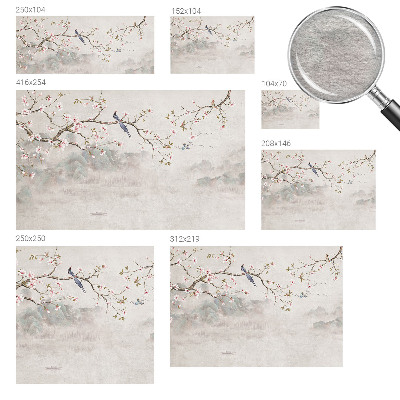 Fotobehang vliesbehang Oosters landschap