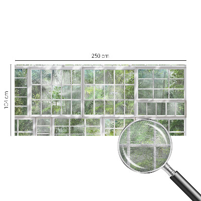 Vliesbehang fotobehang woonkamer Groen bos