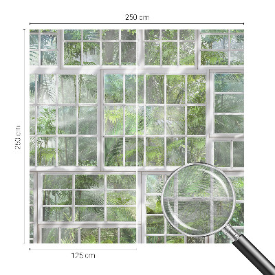 Vliesbehang fotobehang woonkamer Groen bos