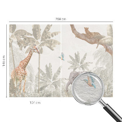 Vlies fotobehang op maat Tropische oase