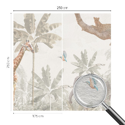 Vlies fotobehang op maat Tropische oase