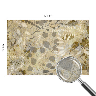 Muur behang Takbladeren