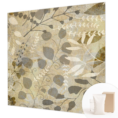 Muur behang Takbladeren