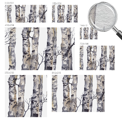 Behang met print Esdoornbos