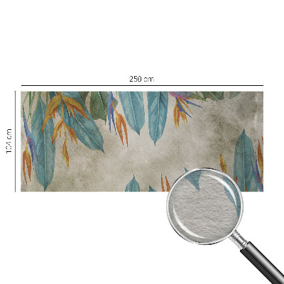 Fotobehang op maat Tropische bloemen