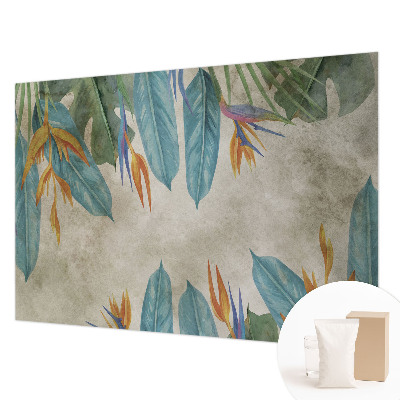 Fotobehang op maat Tropische bloemen