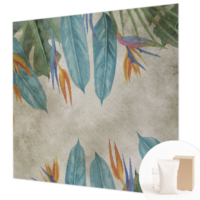 Fotobehang op maat Tropische bloemen