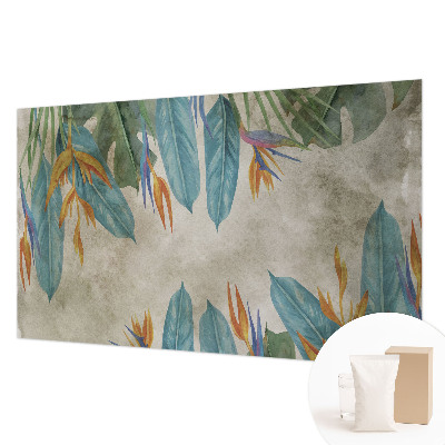 Fotobehang op maat Tropische bloemen