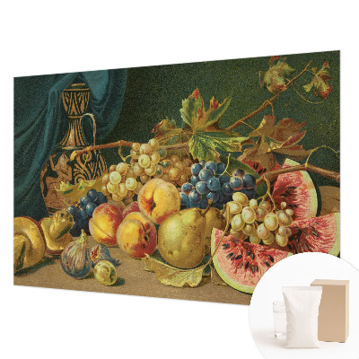 Fotobehang naadloos met een fruitig ontwerp