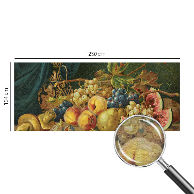 Fotobehang naadloos met een fruitig ontwerp