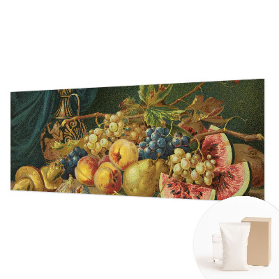 Fotobehang naadloos met een fruitig ontwerp