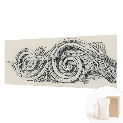 Foto behang op maat Plantenornament