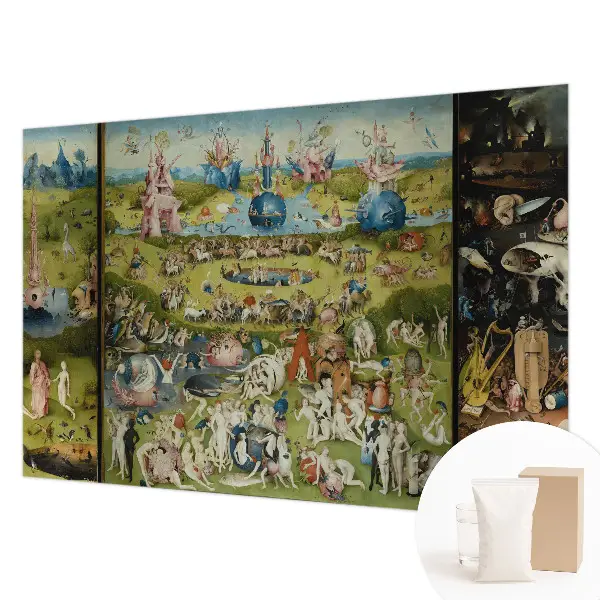 Naadloos fotobehang met het motief 'De geheime tuin'
