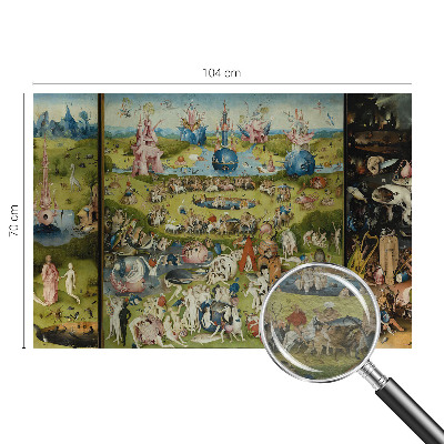 Naadloos fotobehang De geheime tuin