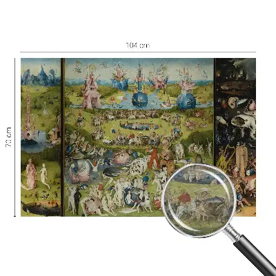 Naadloos fotobehang met het motief 'De geheime tuin'
