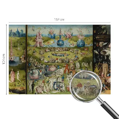 Naadloos fotobehang met het motief 'De geheime tuin'
