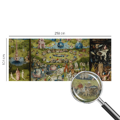 Naadloos fotobehang De geheime tuin