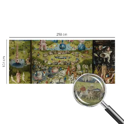 Naadloos fotobehang met het motief 'De geheime tuin'