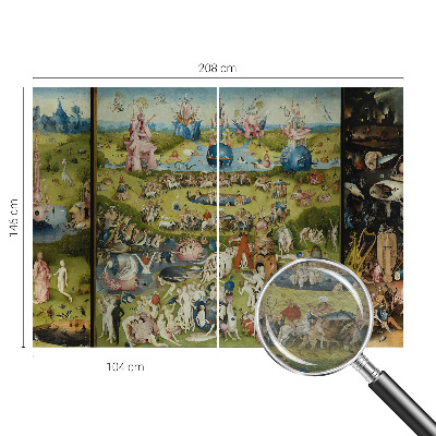 Naadloos fotobehang De geheime tuin