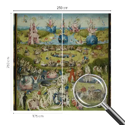 Naadloos fotobehang met het motief 'De geheime tuin'
