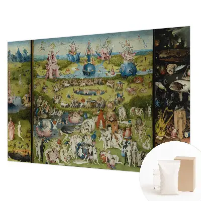 Naadloos fotobehang met het motief 'De geheime tuin'