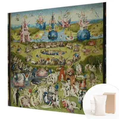 Naadloos fotobehang met het motief 'De geheime tuin'