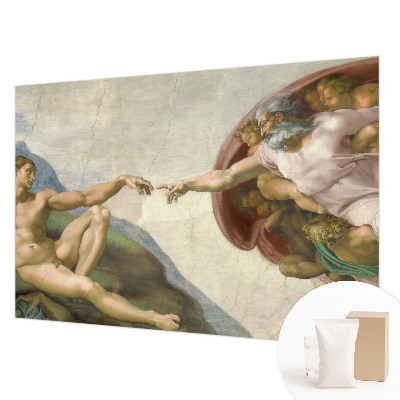 Fotobehang woonkamer met een ontwerp met spiritueel contact