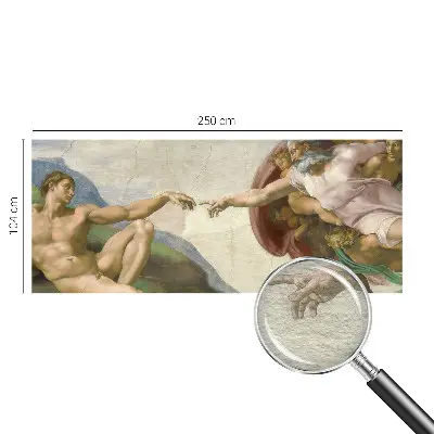 Fotobehang woonkamer met een ontwerp met spiritueel contact