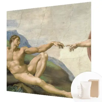 Fotobehang woonkamer met een ontwerp met spiritueel contact