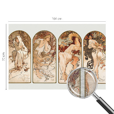 Fotobehang slaapkamer Poriën van vrouwen