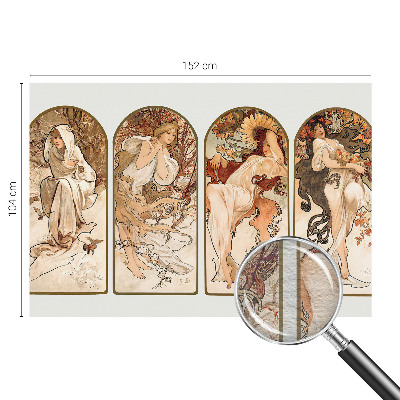 Fotobehang slaapkamer Poriën van vrouwen