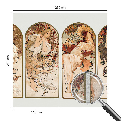 Fotobehang slaapkamer Poriën van vrouwen