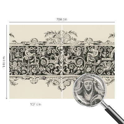 Fotobehang voor slaapkamer met mythologische motieven